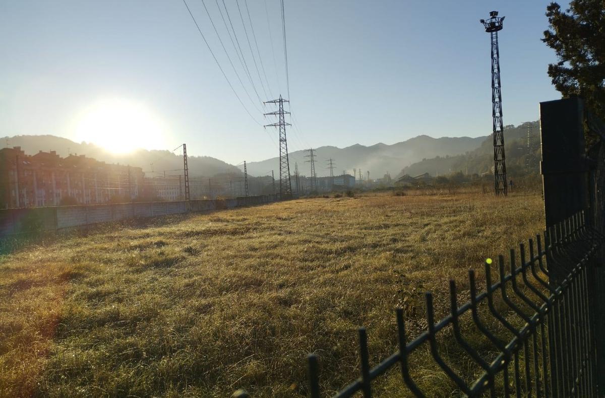Los terrenos de Felguera Melt, en Langreo. |