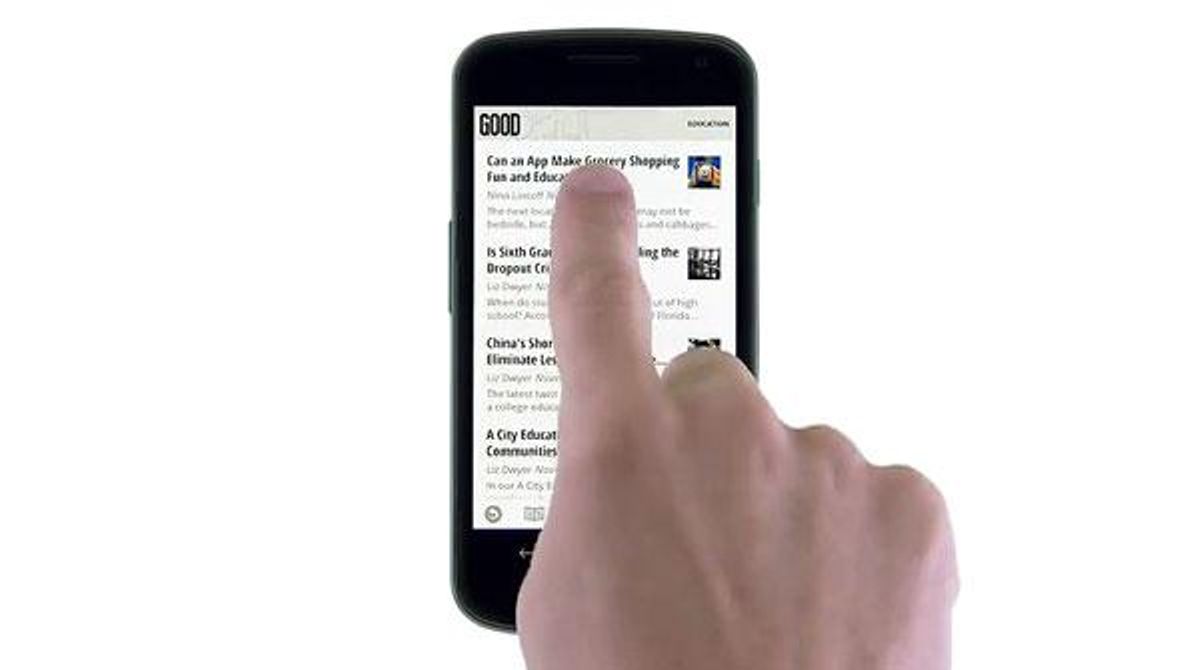 Així funciona el quiosc de Google per a mòbils i tauletes.