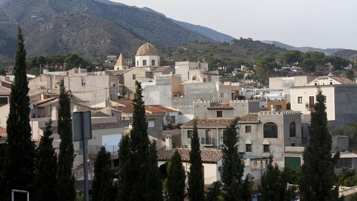 Vista general del término municipal de Aigües donde ocurrieron los hechos.