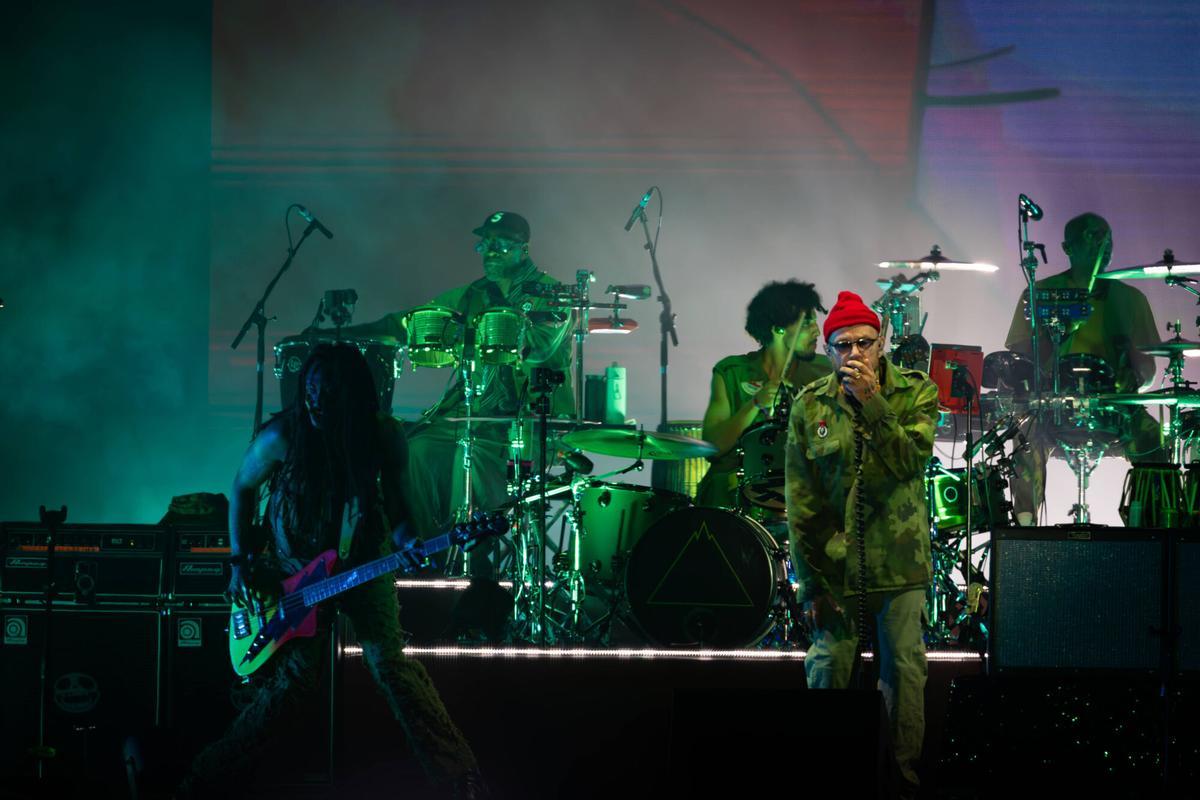 Gorillaz, durante su concierto en la tercera jornada del Primavera Sound 2026.