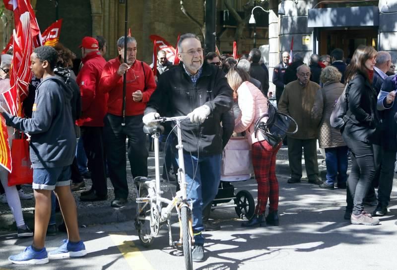 Escenas del Día del Trabajador en Zaragoza