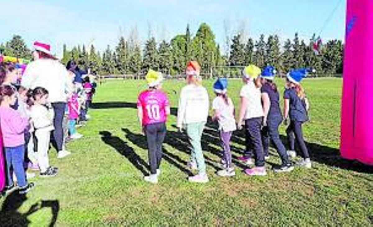 En Nochevieja se organizó una carrera San Silvestre infantil.