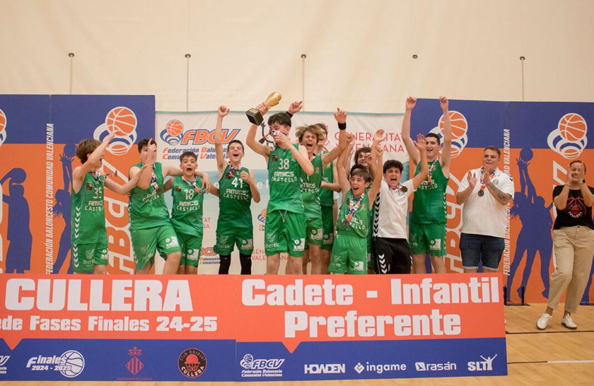 Amics Castelló, campeón Infantil Masculino Preferente.