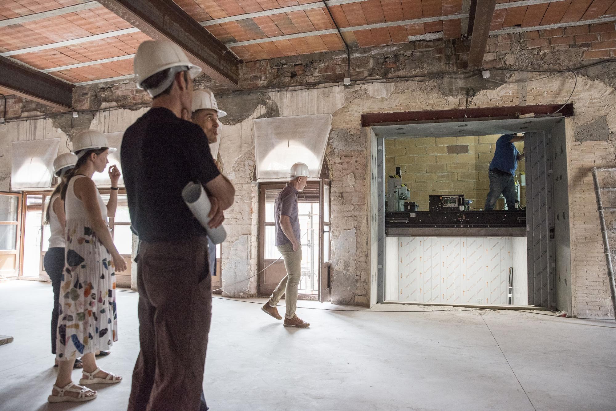 Visita a les obres del Museu del Barroc de Manresa