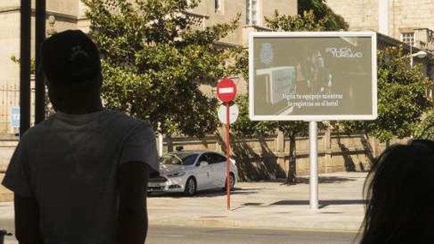 La pantalla de Bispo Cesáreo, vista desde Alameda. // Enzo Sarmiento