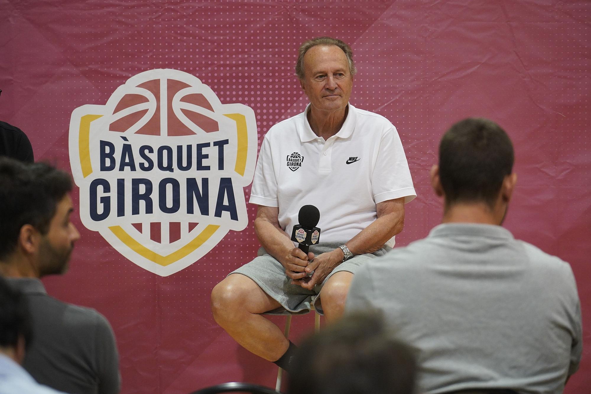 Presentació d'Aíto García Reneses com a nou entrenador del Bàsquet Girona