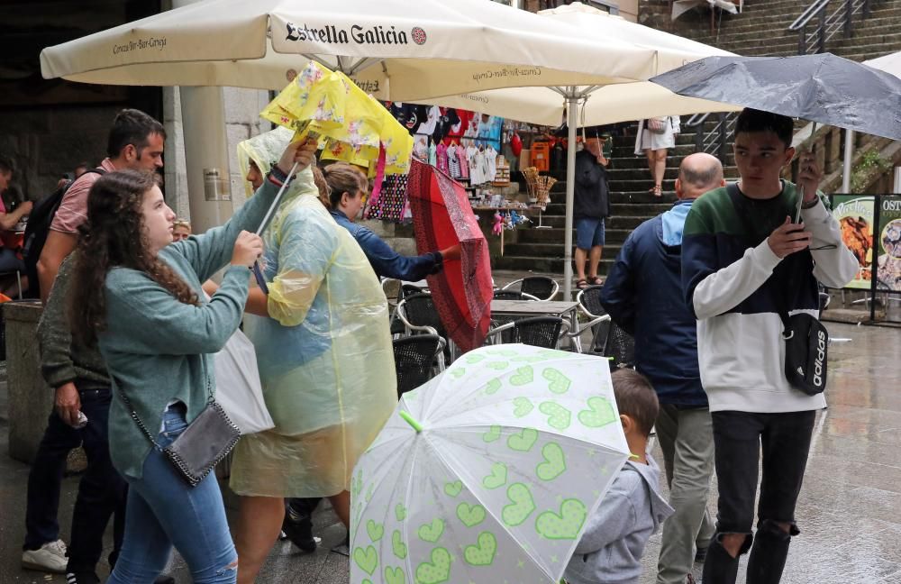 El tiempo en Vigo: el día de verano en el que llovió como si fuese invierno