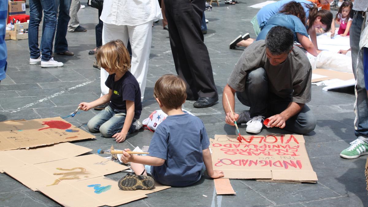 Las imágenes que dejó el 15M en Palma