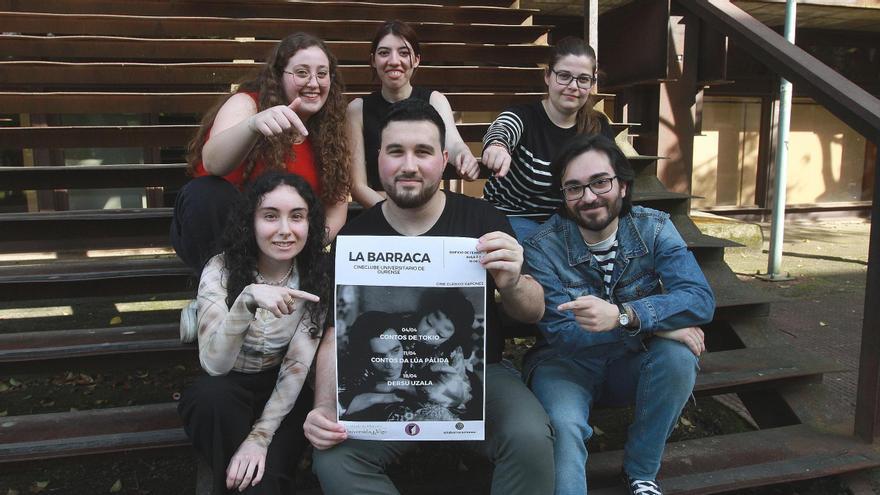 Parte de los impulsores del cineclub La Barraca.