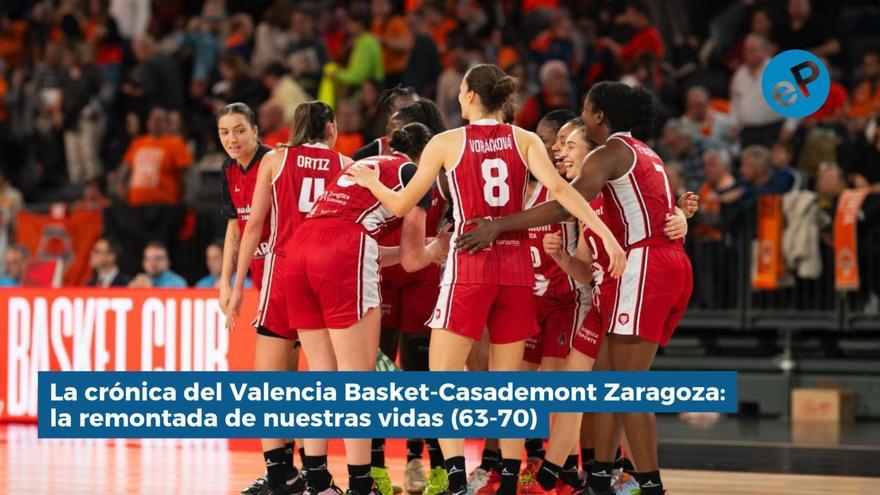 Casademont Zaragoza firma una remontada histórica para conquistar el Roig Arena (63-70)