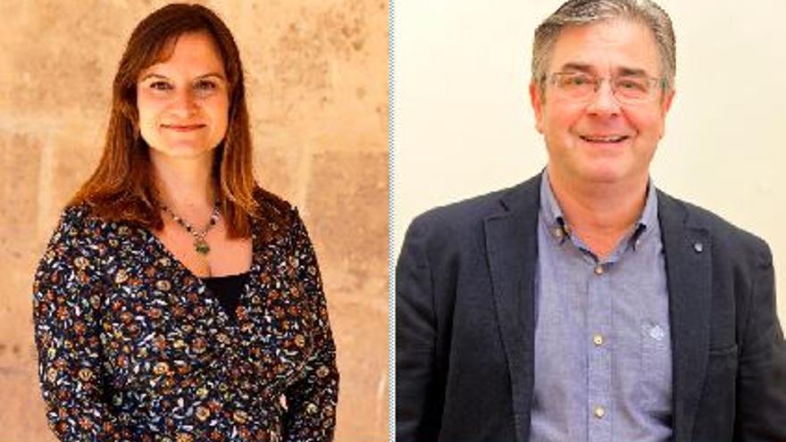 Maria Àngels Francés i Artur Ahuir, candidatas a les vocalies de la junta de govern de l&#039;AVL.