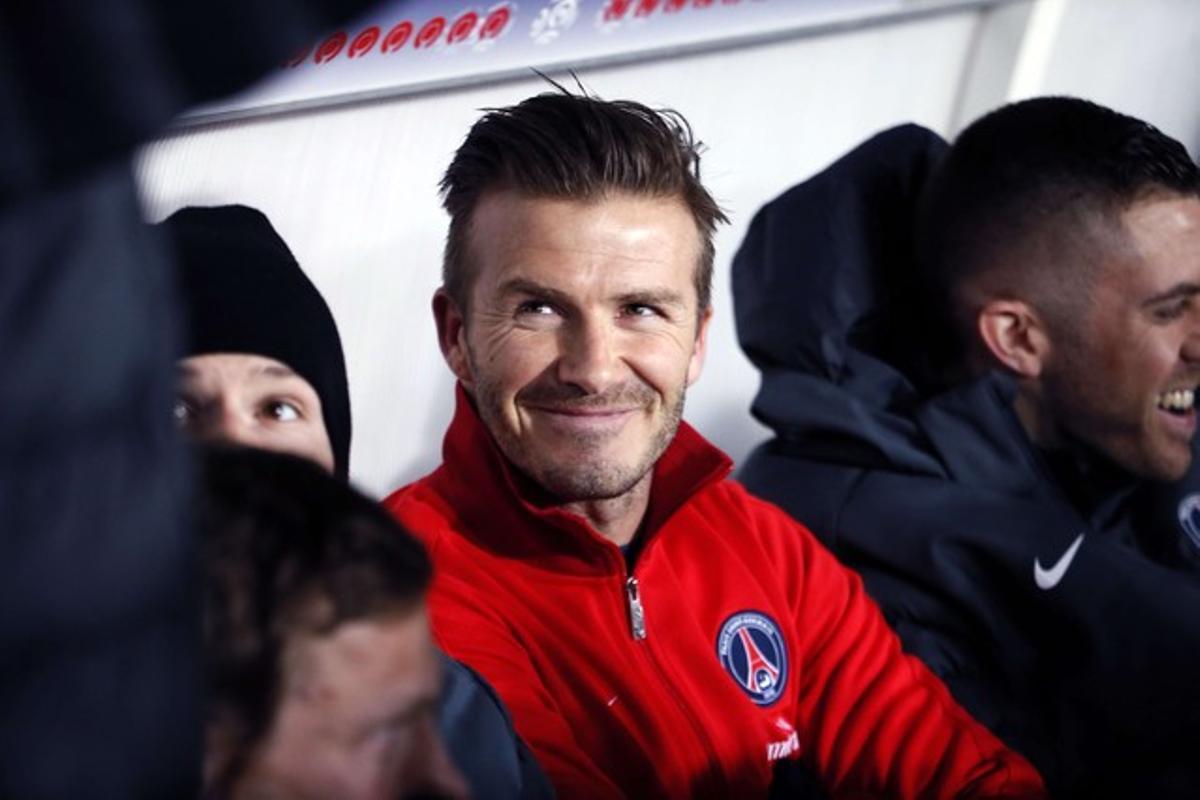 Así fue el debut de Beckham con el PSG