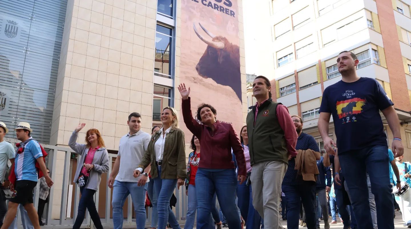 Galería de fotos del primer encierro de la Fira d'Onda