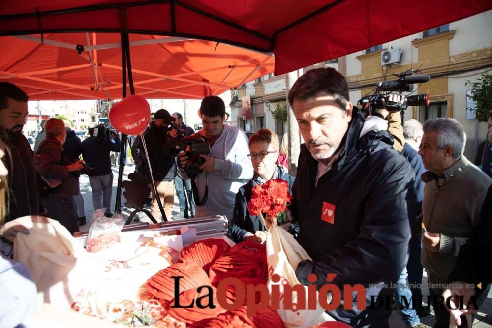 Joaquín López visita Calasparra junto al alcalde J