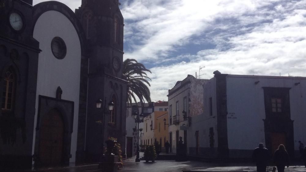 Lluvia en Telde