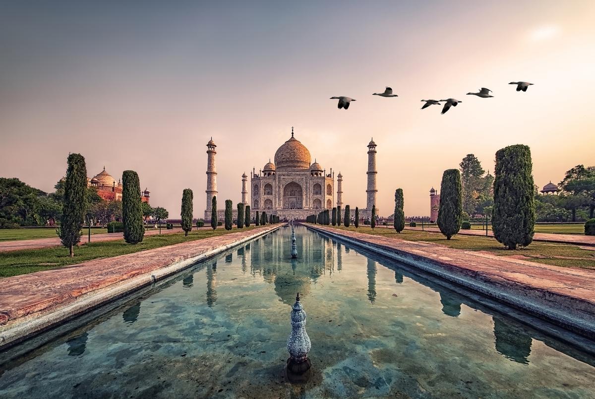 Mausoleo del Taj Mahal en Agra