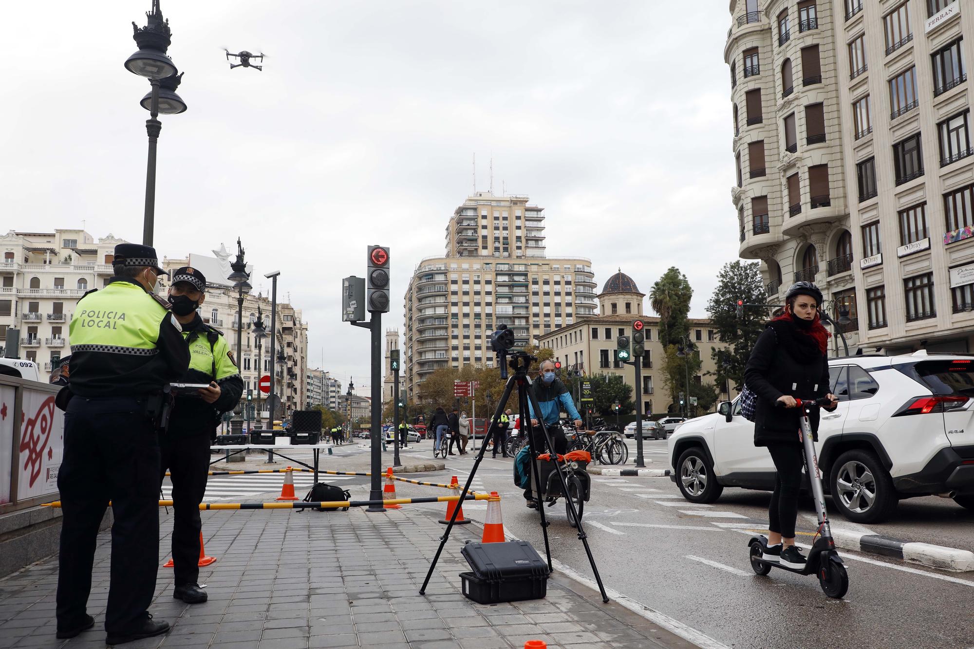 Así son los radares para frenar los patinetes en València