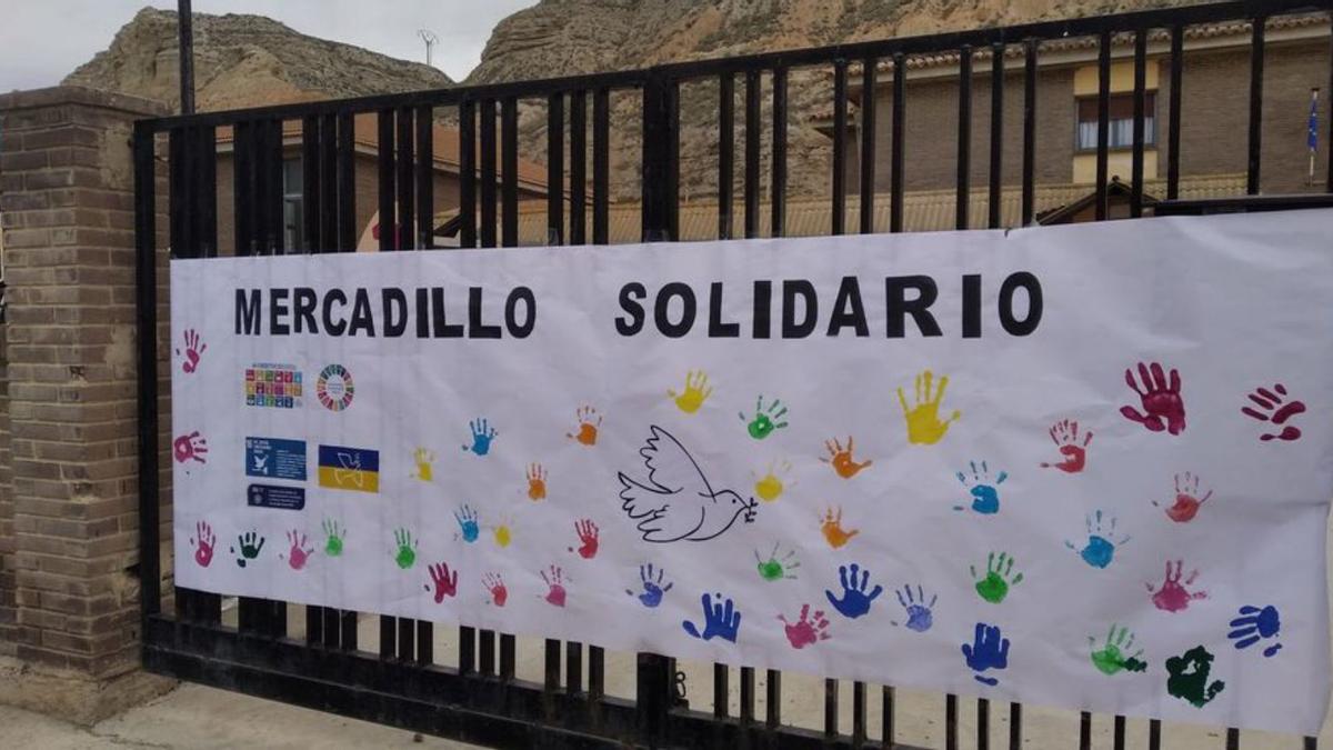 También se realizó un mercadillo para los refugiados de Ucrania. | SERVICIO ESPECIAL