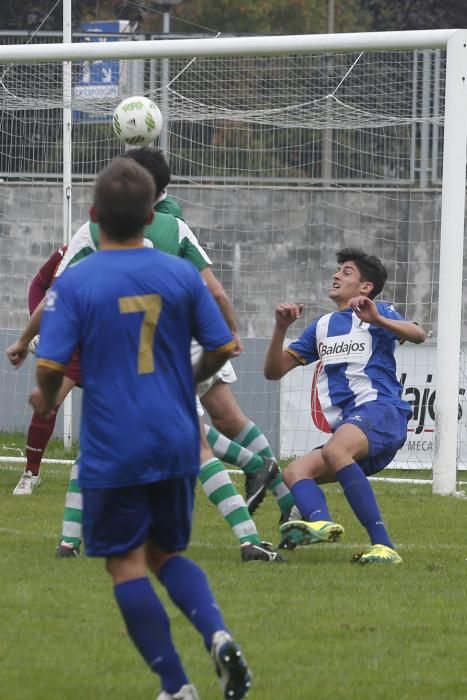 El partido entre el Real Avilés y el Llanes, en imágenes