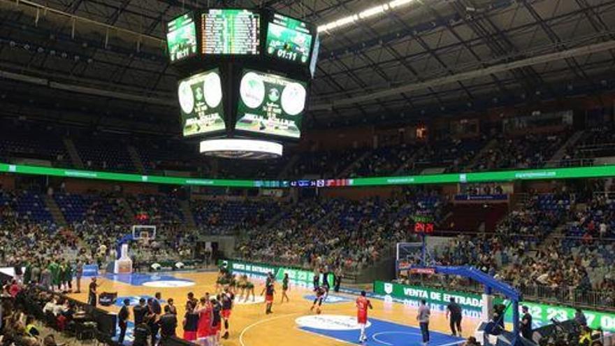 El Unicaja-Manresa, la peor entrada del curso: 3.891 aficionados