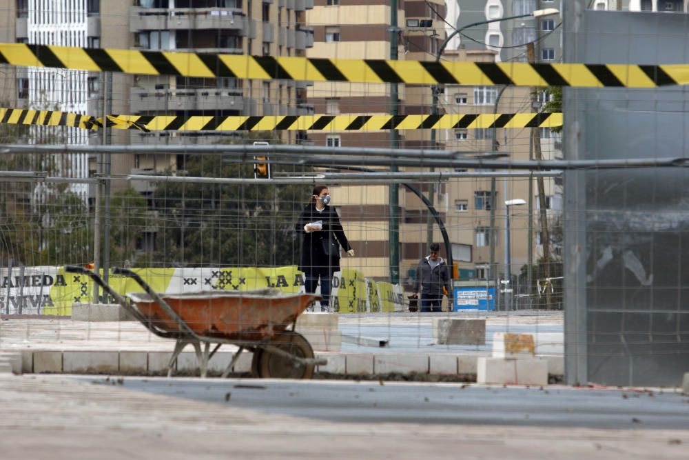 Obras paradas en Málaga