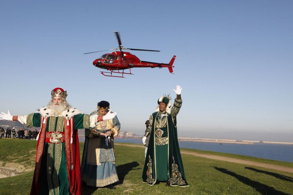 Los Reyes Magos ya están en Gijón