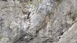 Rescate en helicóptero de un montañero en los Picos de Europa