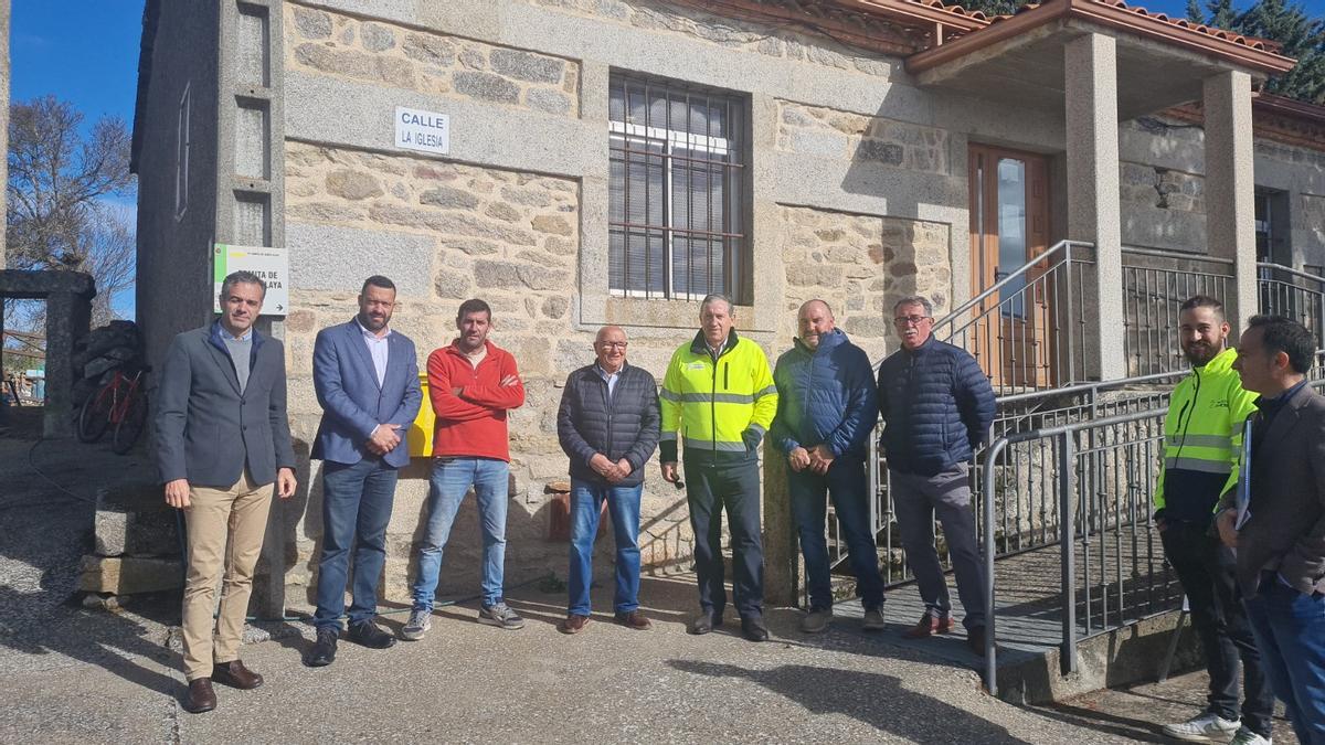 El presidente de la Diputación de Zamora en Gamones