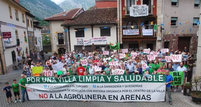 Convocan una manifestación contra la planta de biogás proyectada en Arenas de Cabrales: será este sábado, a las 11.00 horas
