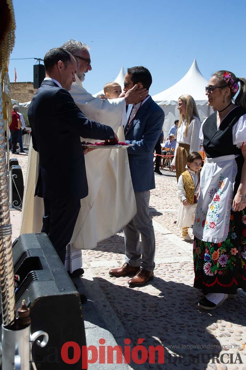 Imposición de nuevos hermanos cofrades de la Vera Cruz de Caravaca