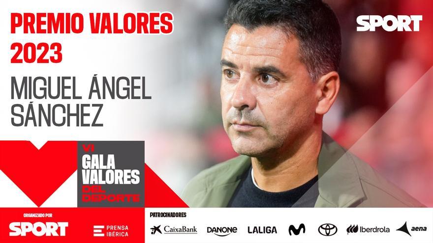 Miguel Ángel Sánchez 'Michel', Premio Valores 2023