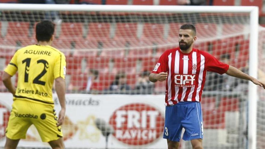 Mas, durant un Girona-Oviedo a l&#039;estadi de Montilivi