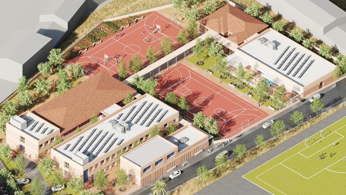 Propuesta de render de la futura obra.