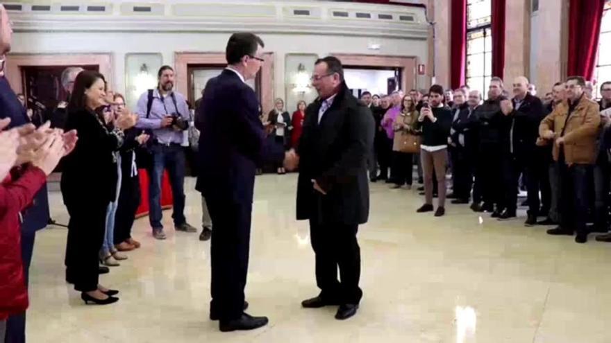 Homenaje a los policías locales jubilados en Murcia