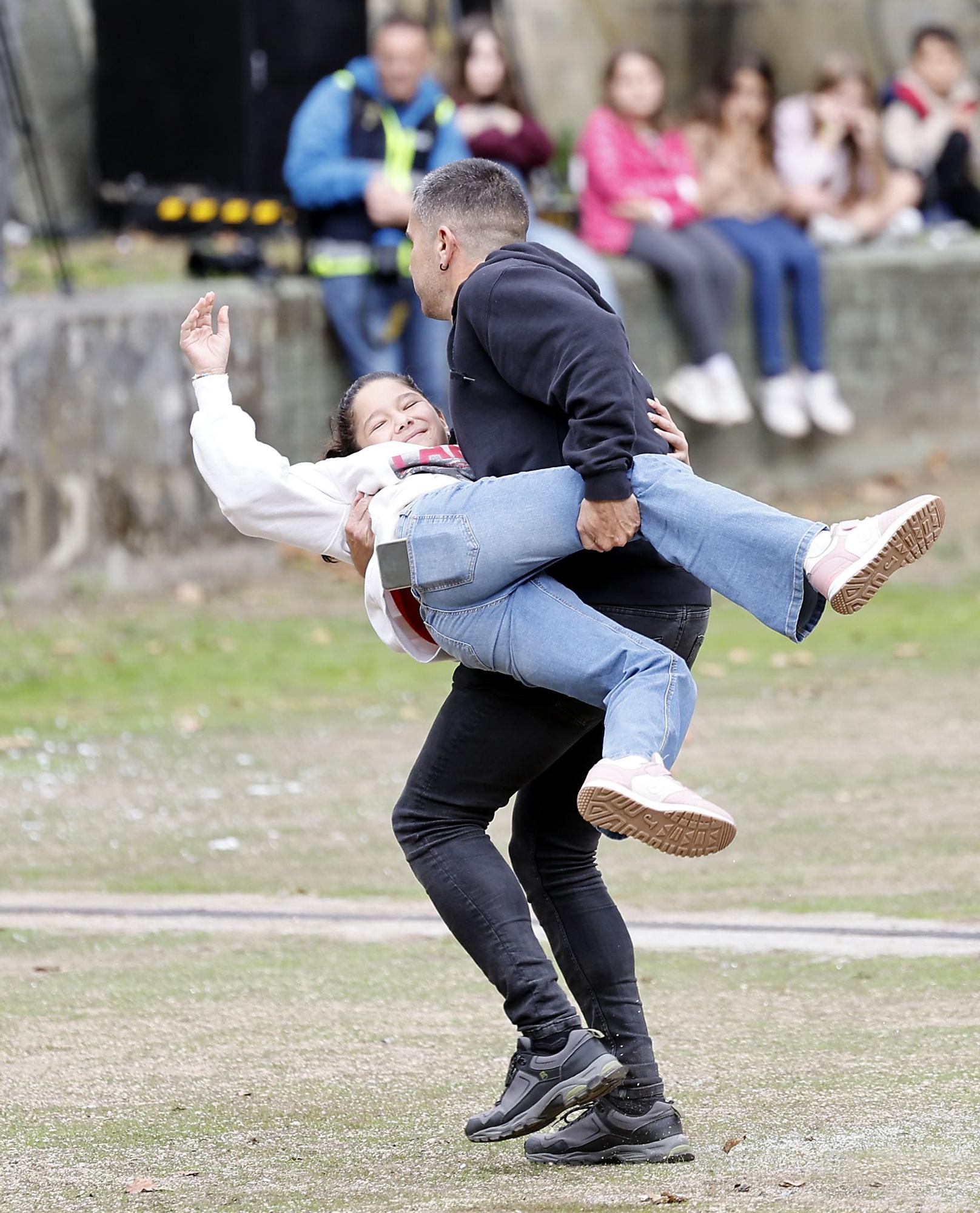 Exhibición de la Policía Nacional en el auditorio de Castrelos en Vigo