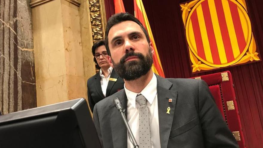 El president del Parlament, Roger Torrent