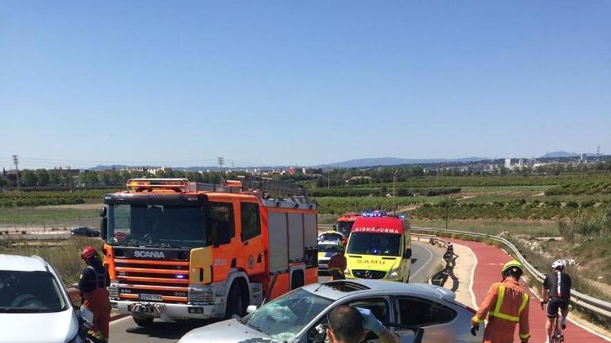 El exjugador del Valencia Ciraolo, herido en un accidente de tráfico