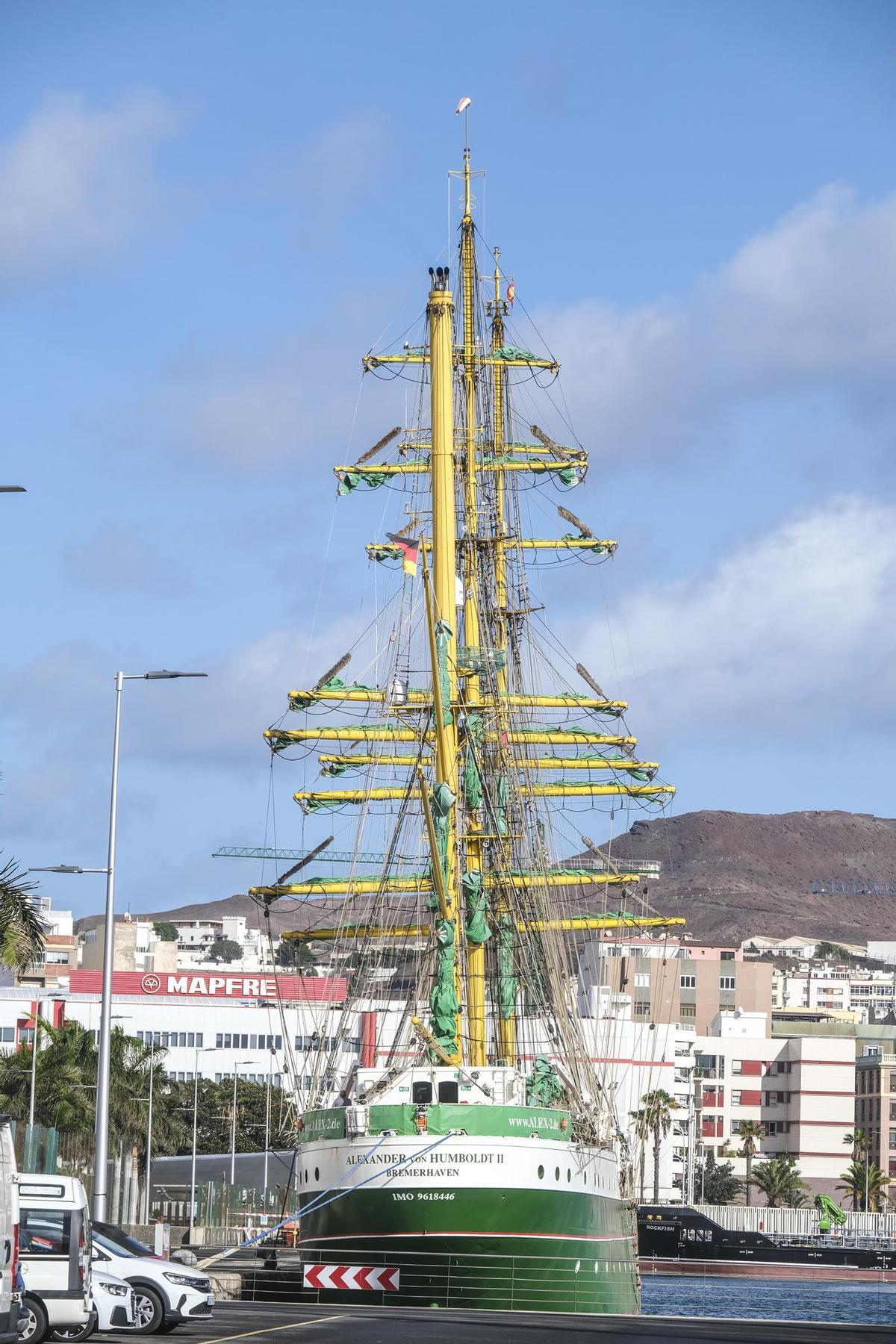 El buque escuela alemán 'Alexander Von Humboldt 2'