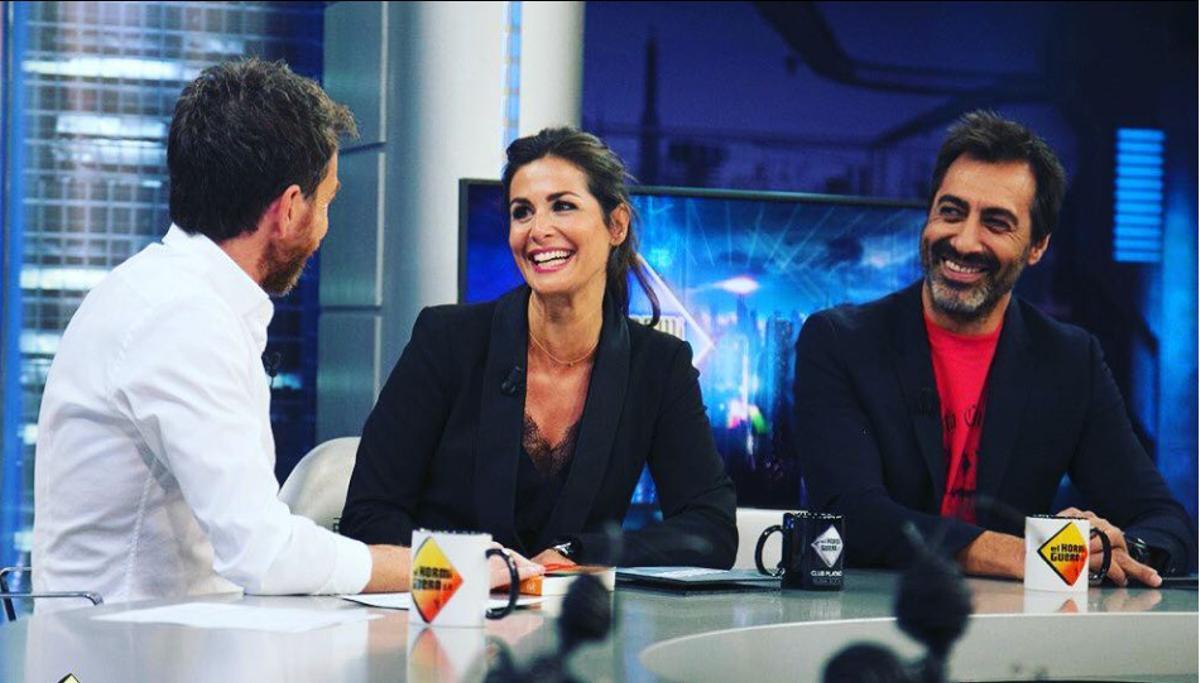 Nuria Roca y Juan del Val en 'El hormiguero'.