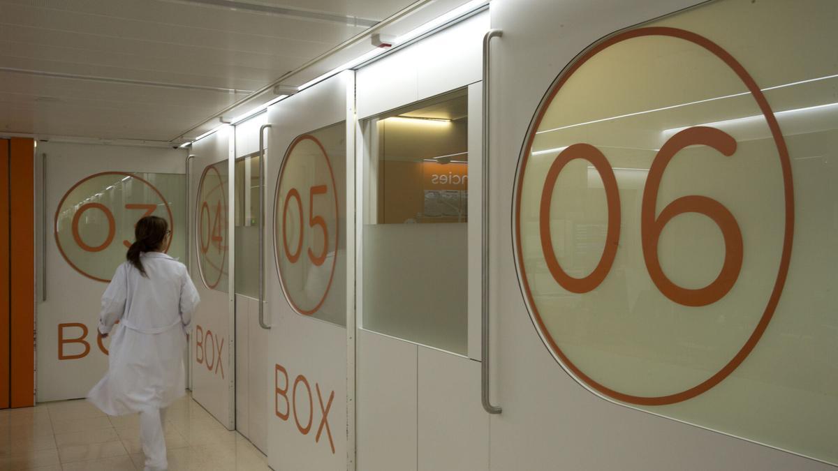 Box de Urgencias del Clínic donde atienden a vicitimas de agresiones sexuales