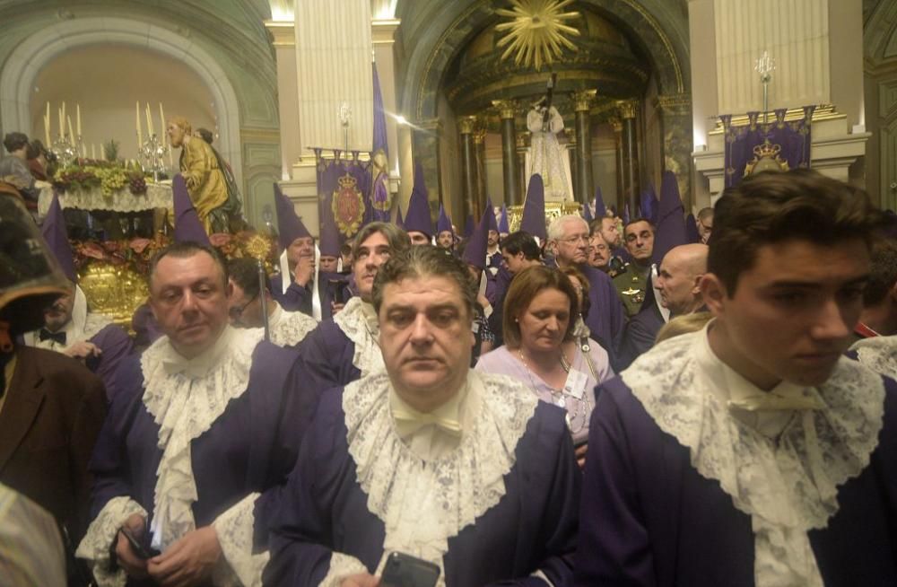 Murcia se queda sin la procesión de los 'salzillos' por la lluvia