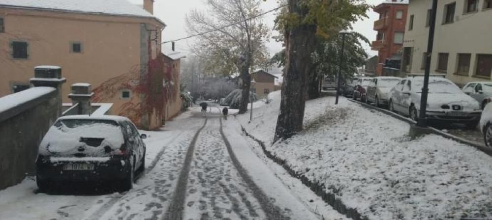 La neu arriba a La Cerdanya