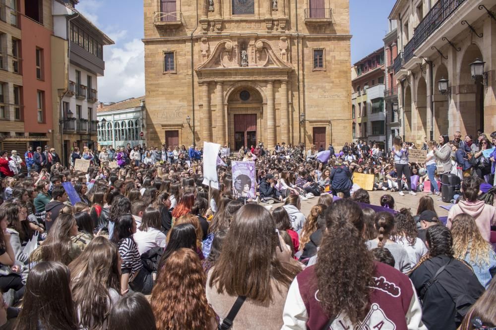 Manifestación en Oviedo.