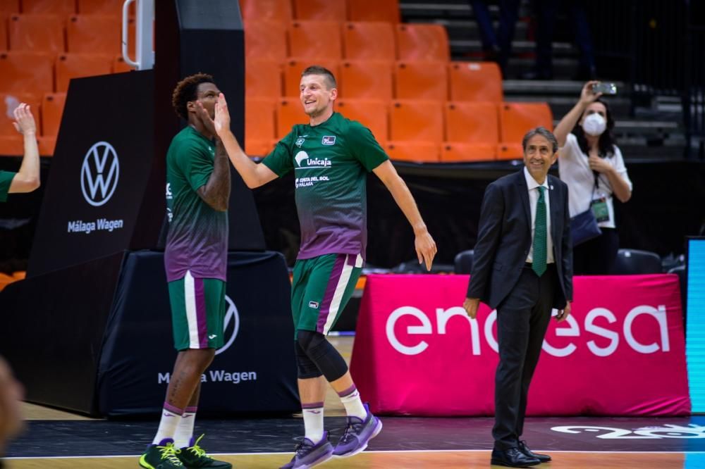 Partido entre el Iberostar y el Unicaja en la fase final de la Liga ACB.