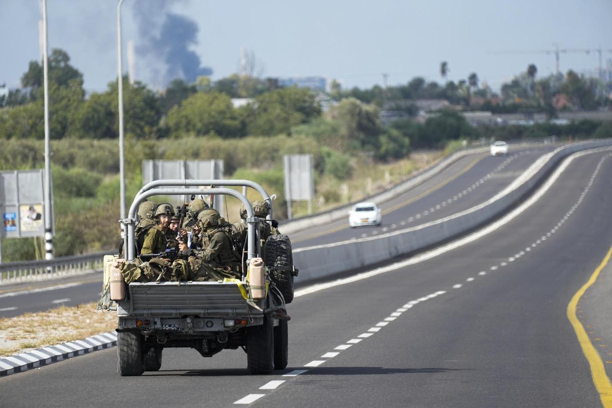 Ataque procedente de la Franja de Gaza en Ashkelon, Israel.