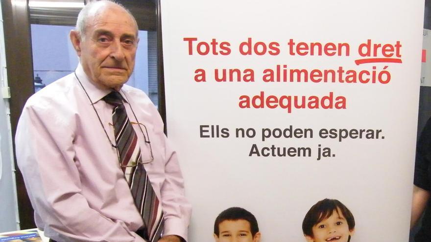 Albert Prat, l'any 2014, quan era president de Creu Roja Sallent