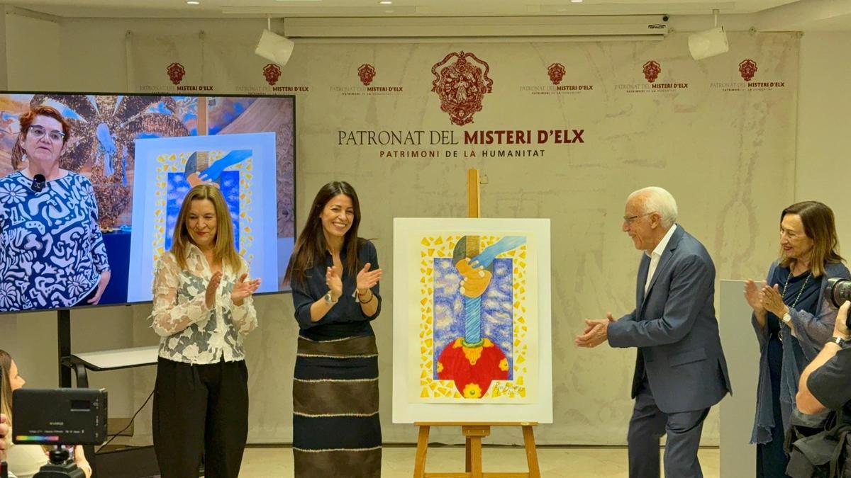 El cartel del Misteri d'Elx que reivindica las "manos silenciosas"