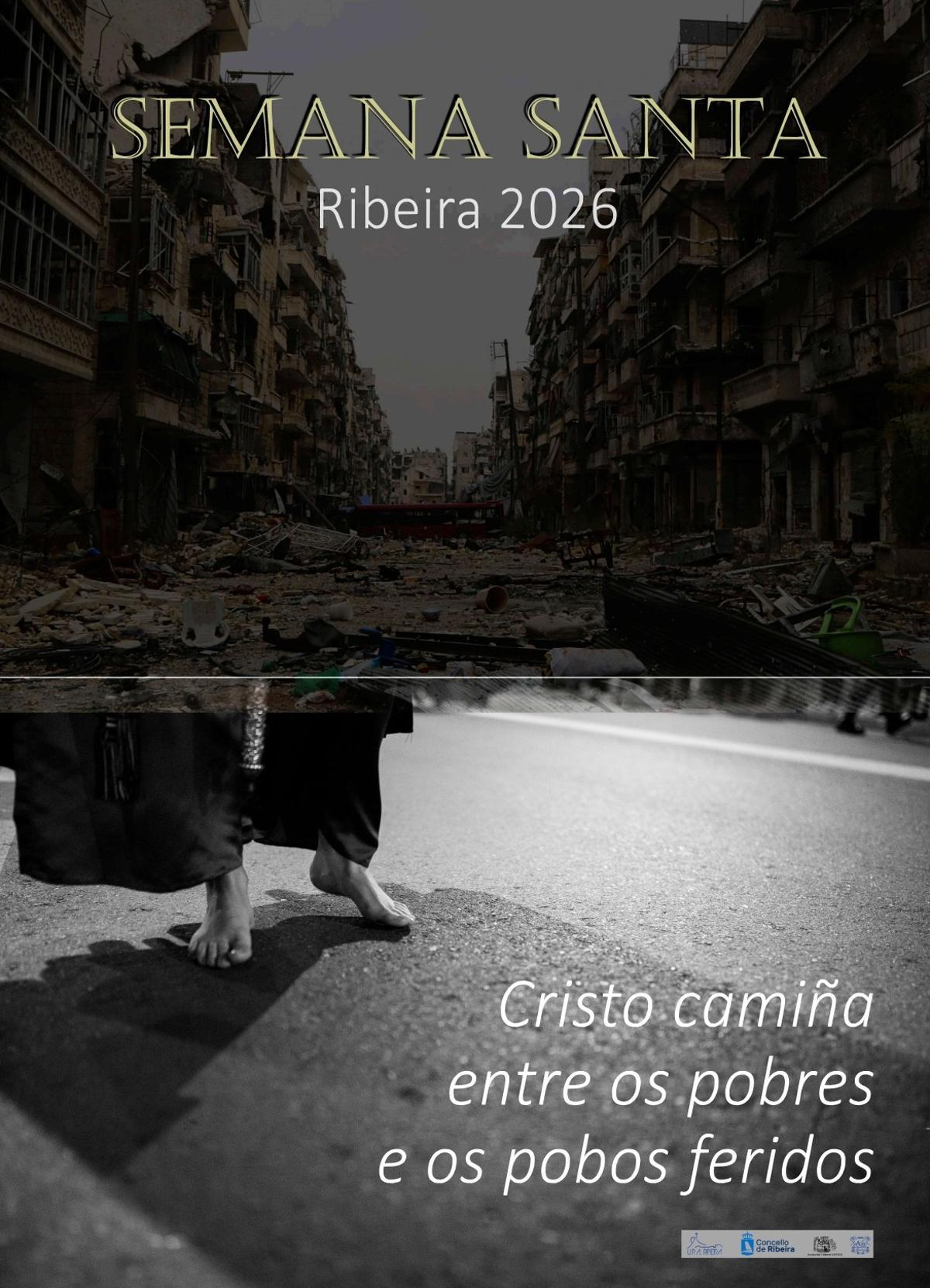 Cartel promocional da Semana Santa 2026 de Ribeira.