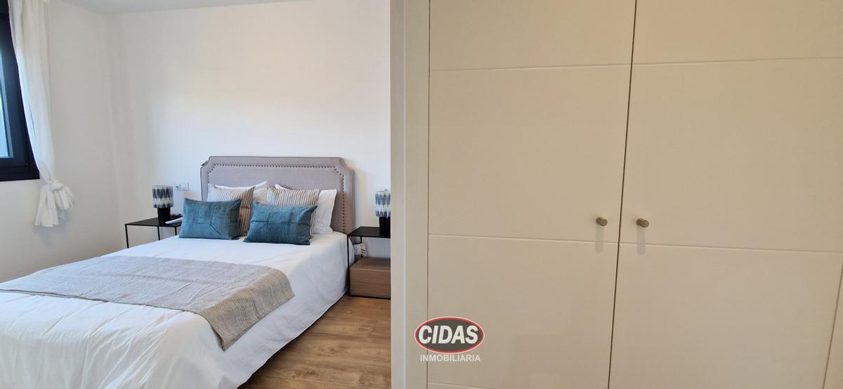 Dormitorio piso obra nueva en Oviedo