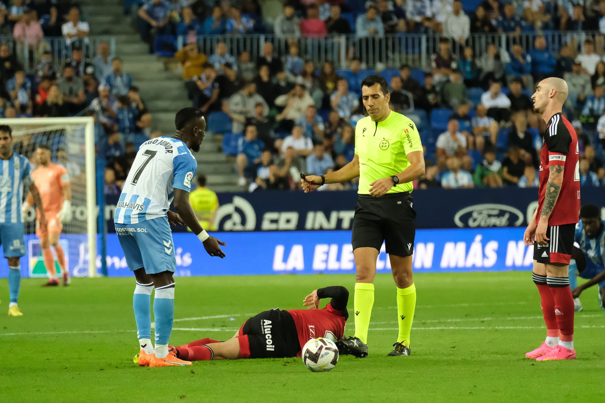 El Málaga CF - CD Mirandés, en imágenes